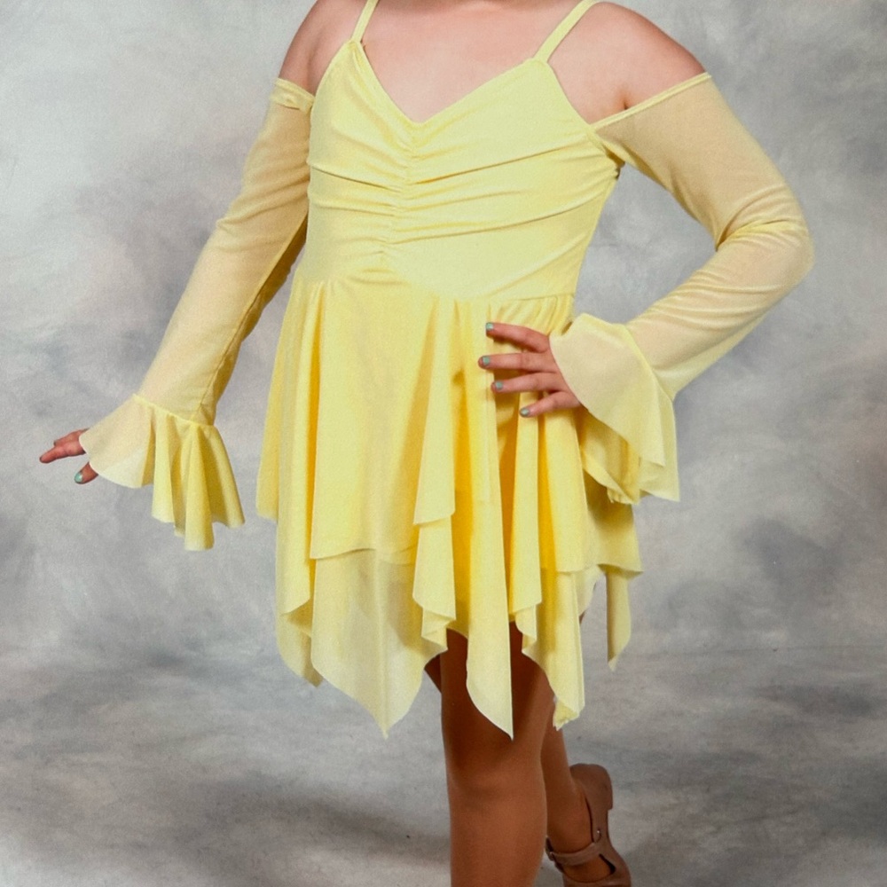 Yellow Fairy Kids Costume